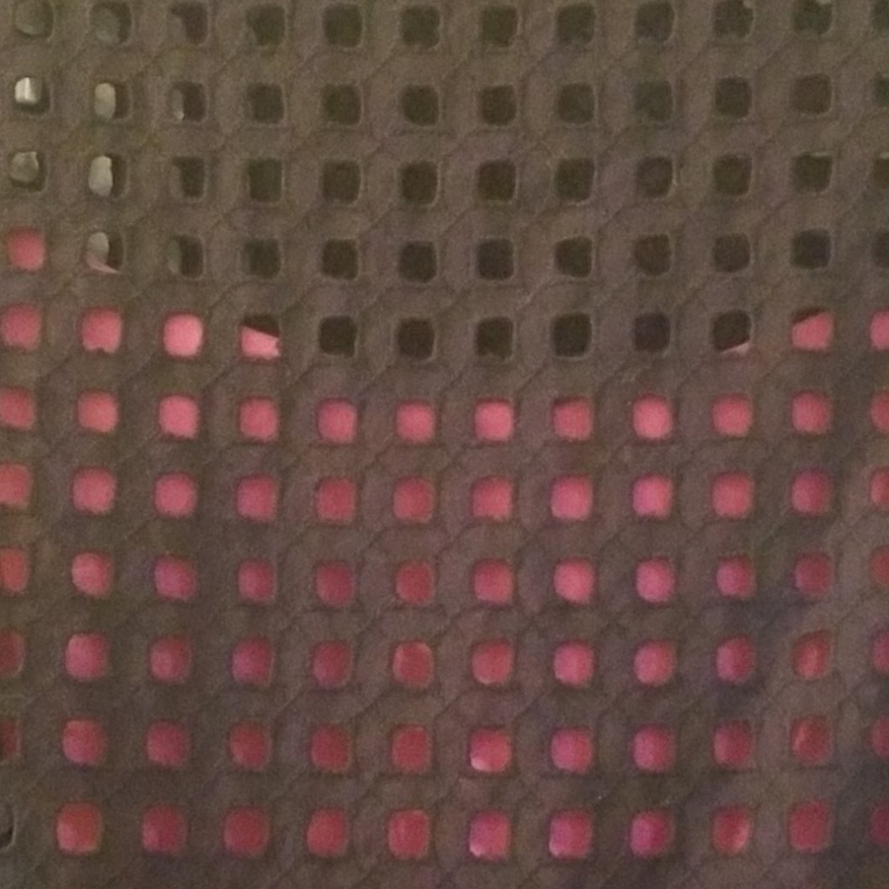 Halogen black fit and flare dress fuschia lining 6 - Picture 9 of 9